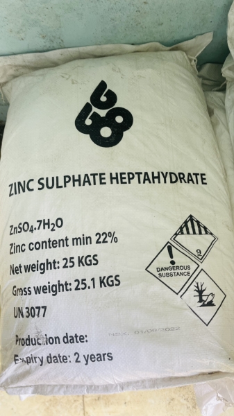 Zinc Sulphate Heptahydrate - Hóa Chất Tuấn Hà - Công Ty TNHH Thương Mại Hóa Chất Tuấn Hà